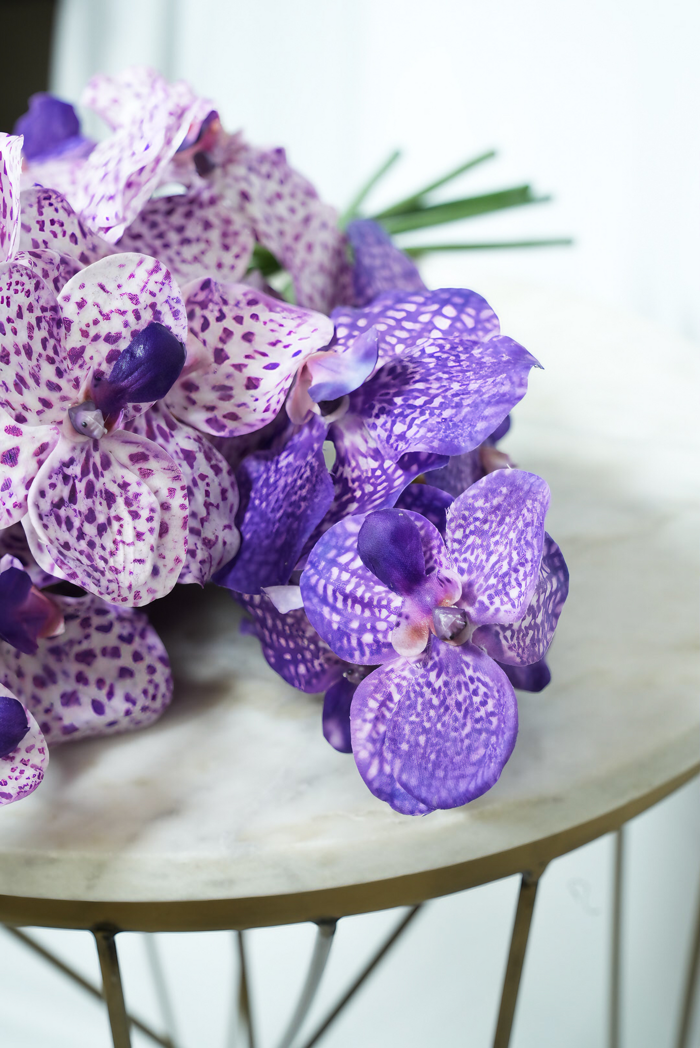 Real Touch Luxury Faux Orchid Stem | Artificial Butterfly Orchid Flowers