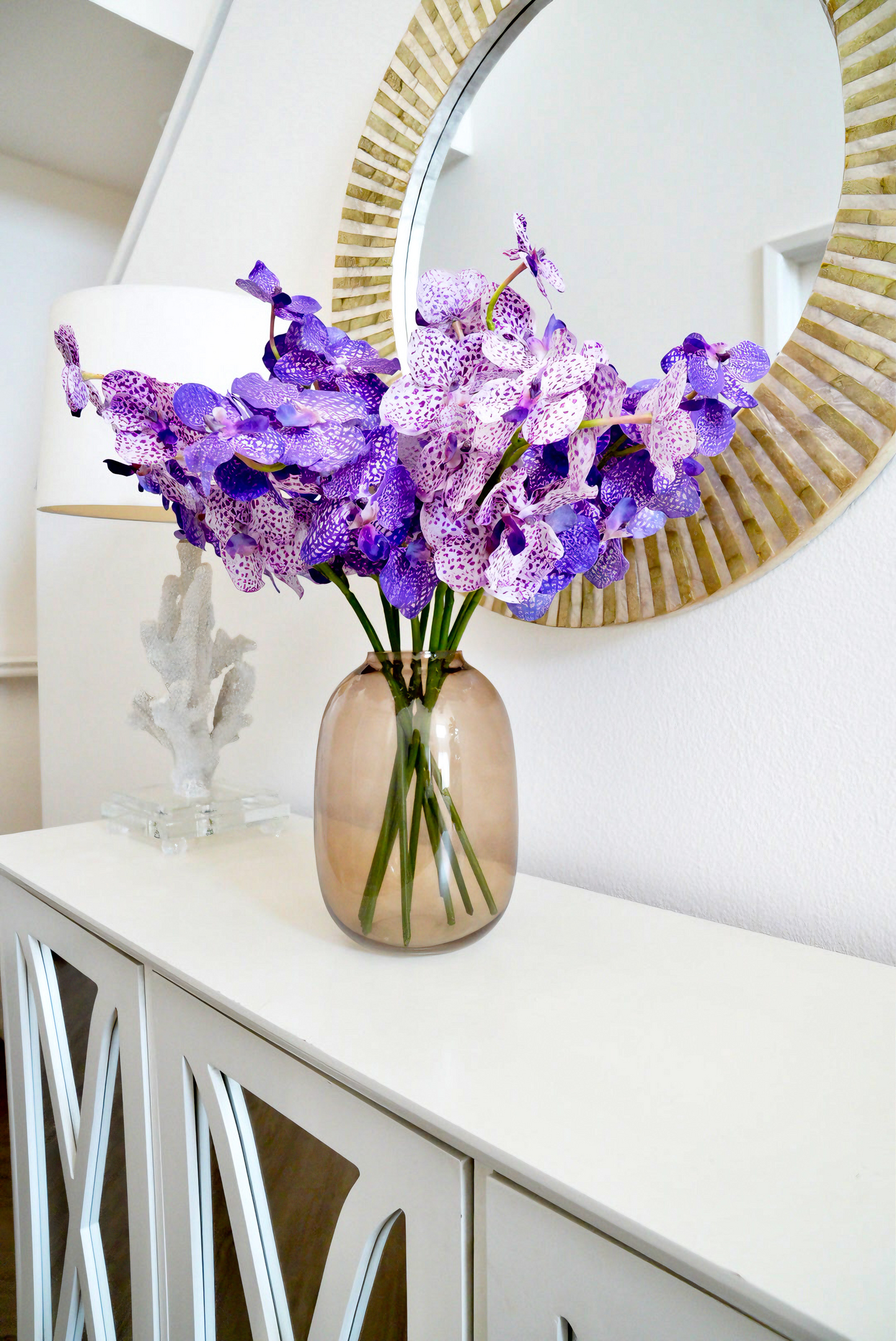 Real Touch Luxury Faux Orchid Stem | Artificial Butterfly Orchid Flowers