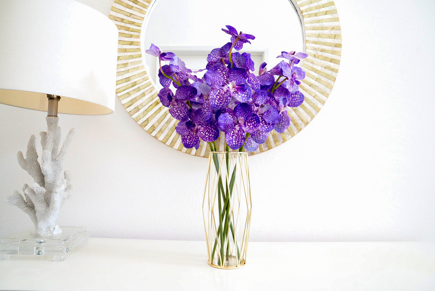 Real Touch Luxury Faux Orchid Stem | Artificial Butterfly Orchid Flowers
