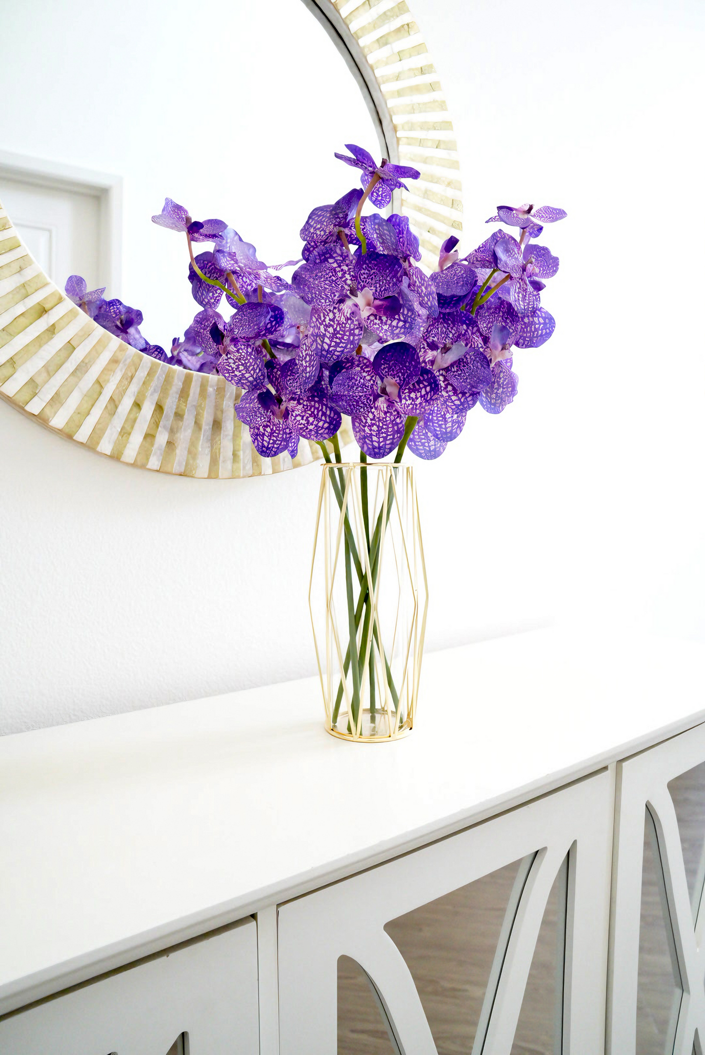 Real Touch Luxury Faux Orchid Stem | Artificial Butterfly Orchid Flowers