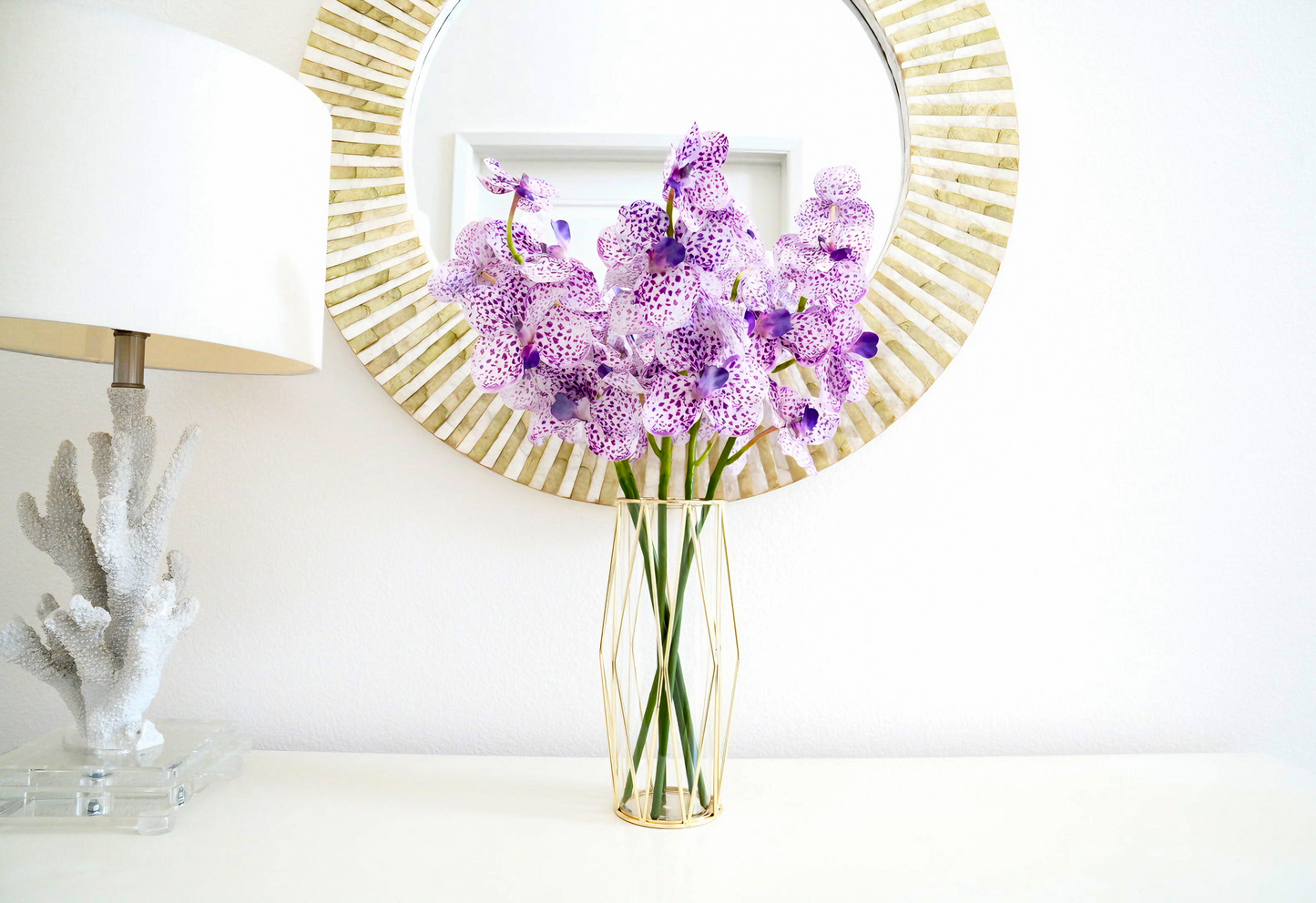 Real Touch Luxury Faux Orchid Stem | Artificial Butterfly Orchid Flowers