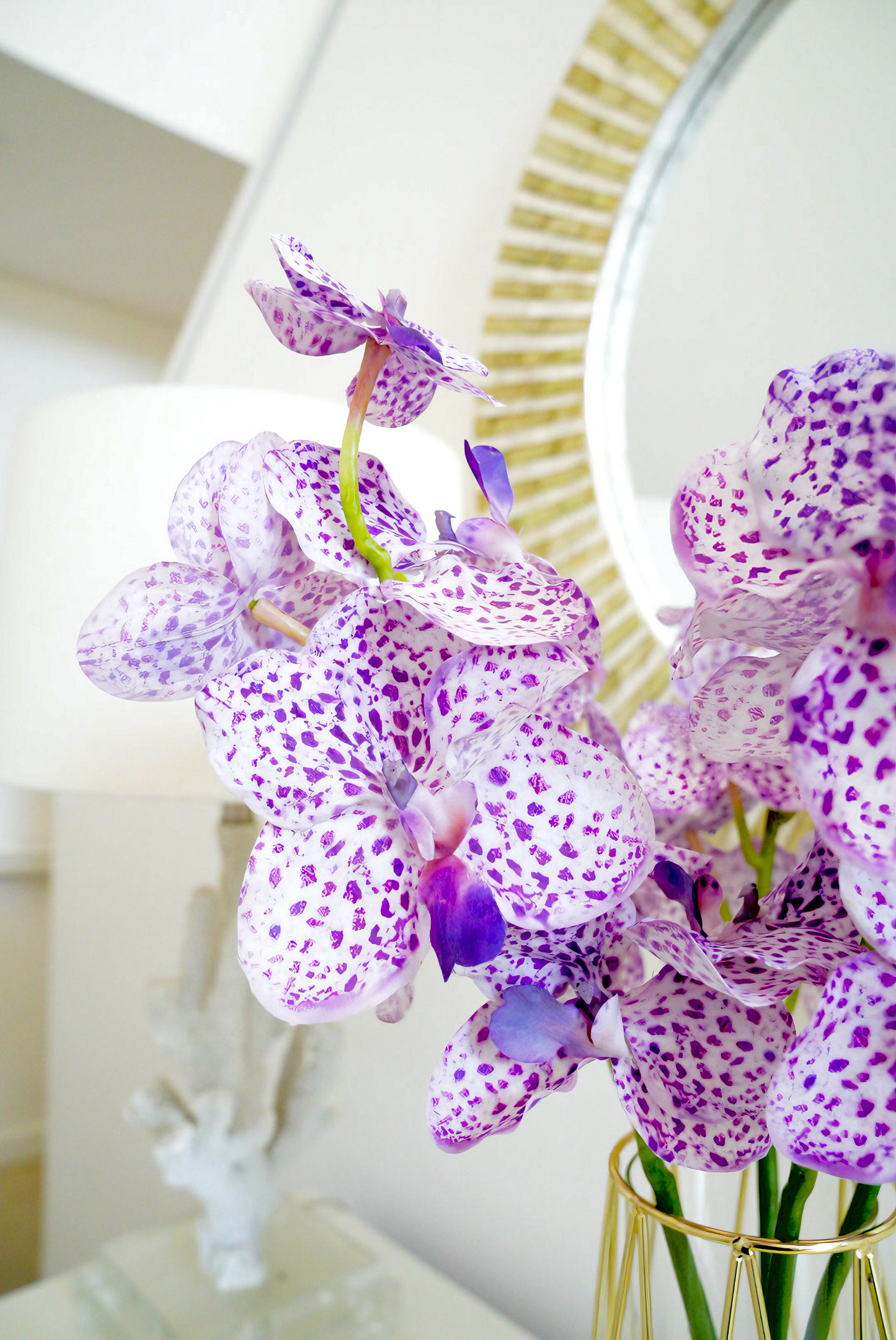 Real Touch Luxury Faux Orchid Stem | Artificial Butterfly Orchid Flowers