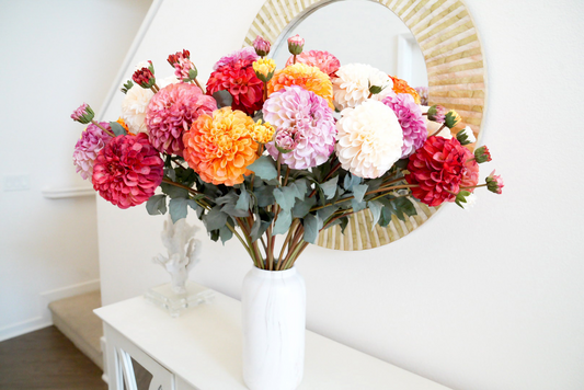 30 inches Artificial Dahlia | Faux Chrysanthemum Dahlia