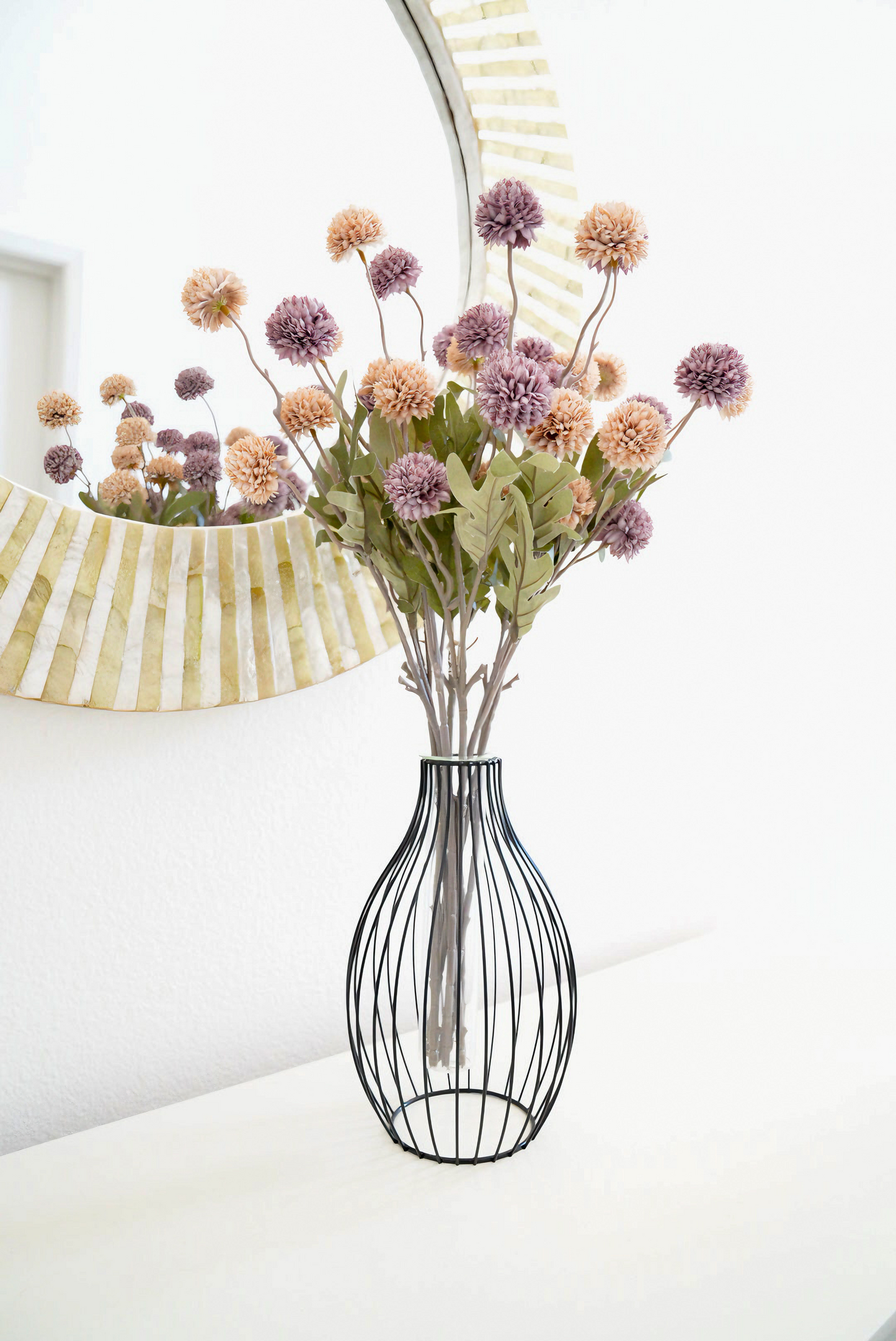 5 Colors Artificial Dandelion | Ball Artificial Flower | Chrysanthemum
