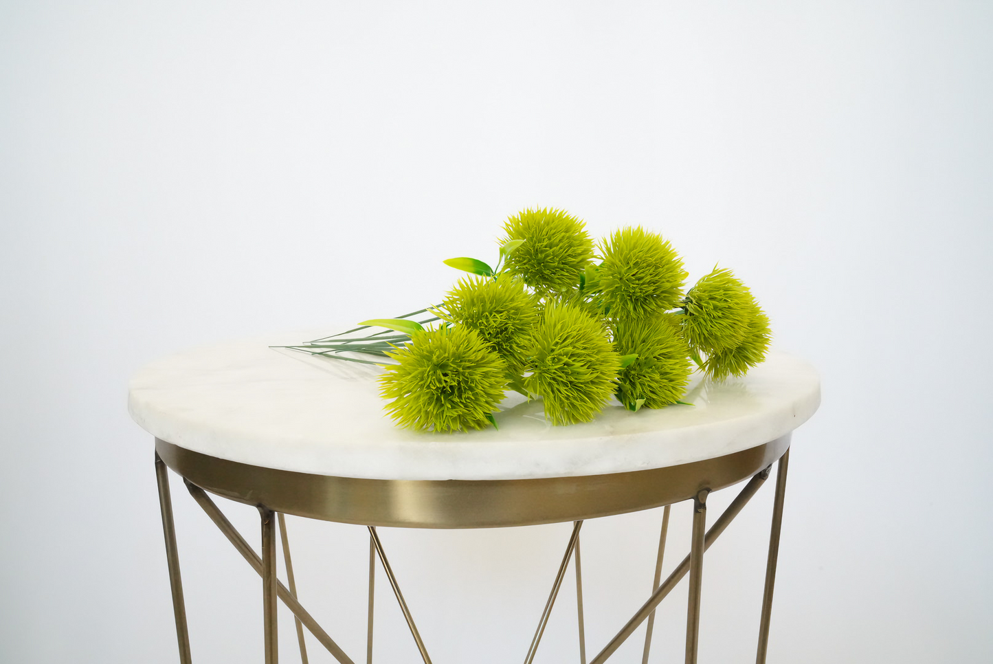 10pcs Green Artificial Dandelions