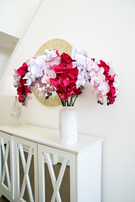 3 colors Artificial Orchid Stem | Faux Orchid