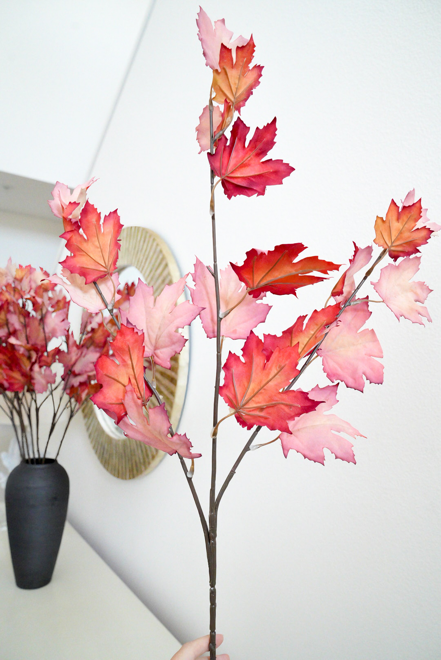 4 Colors Artificial Maple Branches | Artificial Maple Leaves