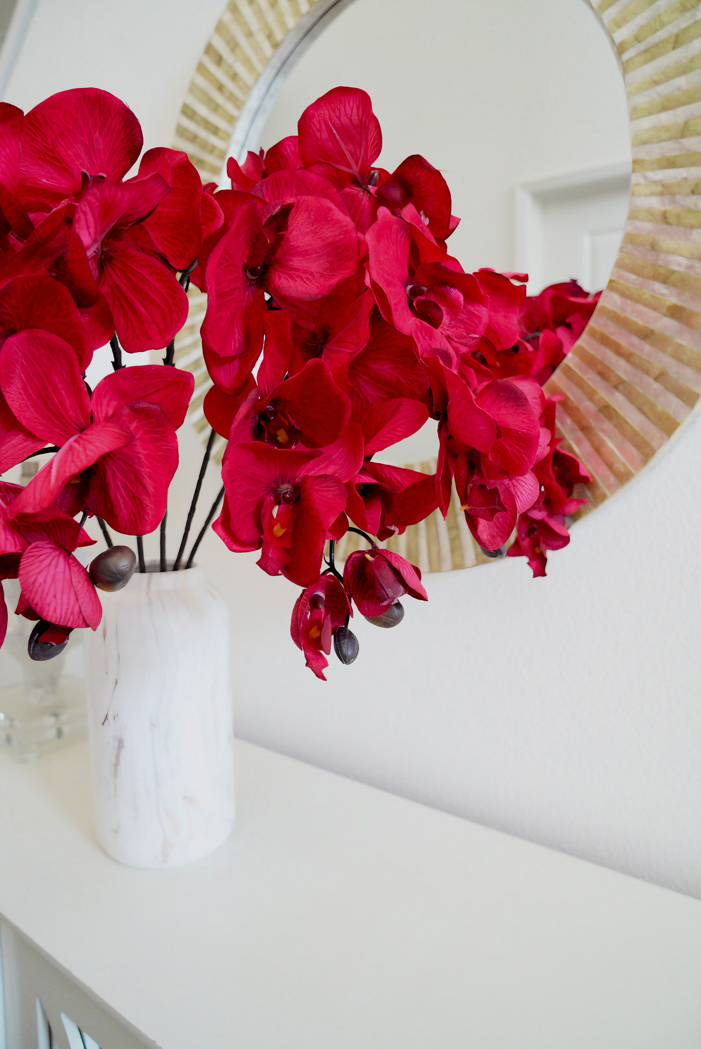 3 colors Artificial Orchid Stem | Faux Orchid